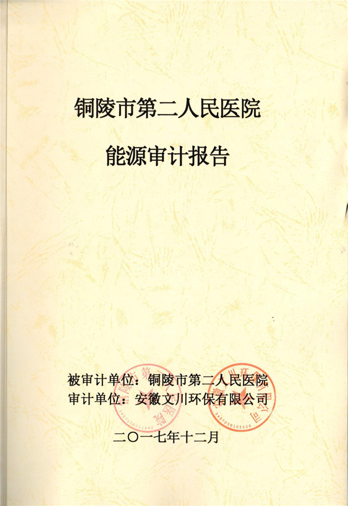 2017年銅陵市第二人民醫(yī)院能源審計報告.jpg